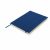 Agenda B5 cu coperta moale flexibila, 160 pagini, inchidere cu elastic, Everestus, XL, pu, hartie, albastru