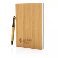   Set Agenda A5 si Pix, 180 pagini, Everestus, 20IAN375, Bambus, Negru