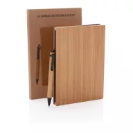   Set Agenda A5 si Pix, 180 pagini, Everestus, 20IAN375, Bambus, Negru