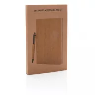   Set Agenda A5 si Pix, 180 pagini, Everestus, 20IAN375, Bambus, Negru