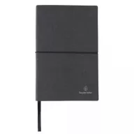   Agenda A5 din piele reciclata, 160 pagini, Everestus, 20IAN377, Piele, Gri