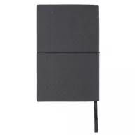   Agenda A5 din piele reciclata, 160 pagini, Everestus, 20IAN377, Piele, Gri