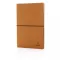 Agenda A5 din piele reciclata, 160 pagini, Everestus, 20IAN378, Piele, Maro