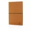 Agenda A5 din piele reciclata, 160 pagini, Everestus, 20IAN378, Piele, Maro