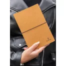 Agenda A5 din piele reciclata, 160 pagini, Everestus, 20IAN378, Piele, Maro