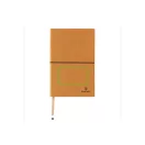 Agenda A5 din piele reciclata, 160 pagini, Everestus, 20IAN378, Piele, Maro
