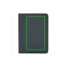 Mapa A4 cu fermoar, suport telefon/tableta, Everestus, EL, pu, carton, negru