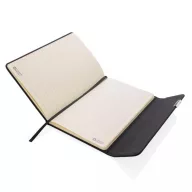   Set Agenda A5 si Pix, 160 pagini, Swiss Peak, 20IAN391, Poliuretan, Otel, Negru