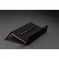   Set Agenda A5 si Pix, 160 pagini, Swiss Peak, 20IAN391, Poliuretan, Otel, Negru