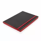 Agenda A5, 180 pagini, coperta moale cu elastic, Everestus, 9IA19252, Hartie, Poliuretan, Rosu