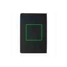Agenda A5 cu buzunare pentru telefon si pix, Everestus, DE, pu, hartie, negru