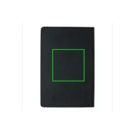   Agenda A5 cu buzunare pentru telefon si pix, Everestus, DE, pu, hartie, negru