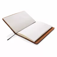   Agenda A5 cu buzunar frontal pentru telefon, 160 pagini, Everestus, PT, pu, hartie, negru
