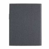   Agenda A5 coperta magnetica, suport pix si 3 locuri de carduri, 128 pagini, Everestus, DE, pu, hartie, gri