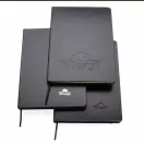 Agenda clasic A5 cu 144 pagini, coperta tare, Everestus, HR, hartie, negru