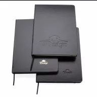   Agenda clasic A5 cu 144 pagini, coperta tare, Everestus, HR, hartie, negru