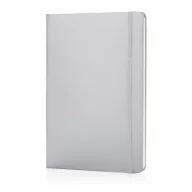   Agenda clasic A5 cu 144 pagini, coperta tare, Everestus, HR, hartie, argintiu