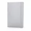 Agenda clasic A5 cu 144 pagini, coperta tare, Everestus, HR, hartie, argintiu