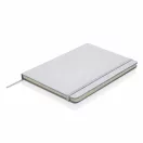 Agenda clasic A5 cu 144 pagini, coperta tare, Everestus, HR, hartie, argintiu