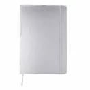 Agenda clasic A5 cu 144 pagini, coperta tare, Everestus, HR, hartie, argintiu