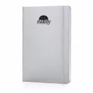 Agenda clasic A5 cu 144 pagini, coperta tare, Everestus, HR, hartie, argintiu