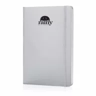  Agenda clasic A5 cu 144 pagini, coperta tare, Everestus, HR, hartie, argintiu