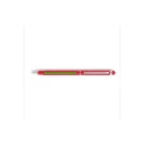 Agenda A5 coperta tare PU standard si pix metalic stylus, Everestus, SD, hartie, otel inoxidabil, rosu