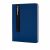 Agenda A5 coperta tare PU standard si pix metalic stylus, Everestus, SD, hartie, otel inoxidabil, albastru navy