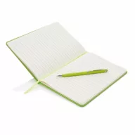   Agenda A5 coperta tare PU standard si pix metalic stylus, Everestus, SD, hartie, otel inoxidabil, verde