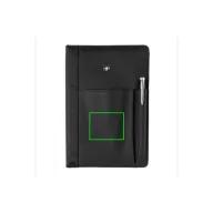   Set agenda si pix, coperta poliester 1680D si 600D, 192 pagini detasabile, Swiss Peak, RE, pu, negru