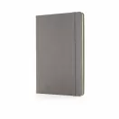 Agenda A5 deluxe cu coperta tare, Everestus, JU029, poliester, gri
