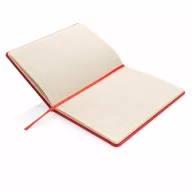   Agenda A5 deluxe cu coperta tare, Everestus, JU030, poliester, rosu