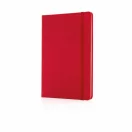 Agenda A5 deluxe cu coperta tare, Everestus, JU030, poliester, rosu