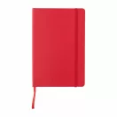 Agenda A5 deluxe cu coperta tare, Everestus, JU030, poliester, rosu