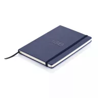   Agenda A5 cu coperta tare pu, 160 pagini cu liniatura, Everestus, HR, hartie, poliester, albastru