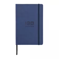   Agenda A5 cu coperta tare pu, 160 pagini cu liniatura, Everestus, HR, hartie, poliester, albastru