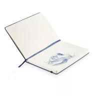   Agenda A5 cu coperta tare pu, 160 pagini cu liniatura, Everestus, HR, hartie, poliester, albastru