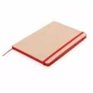 Agenda A5 cu hartie si coperta din materiale reciclate, Everestus, 20IAN1747, Rosu, Hartie