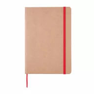   Agenda A5 cu hartie si coperta din materiale reciclate, Everestus, 20IAN1747, Rosu, Hartie