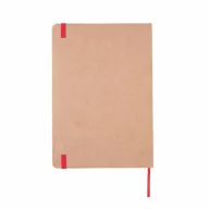   Agenda A5 cu hartie si coperta din materiale reciclate, Everestus, 20IAN1747, Rosu, Hartie