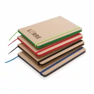   Agenda A5 cu hartie si coperta din materiale reciclate, Everestus, 20IAN1747, Rosu, Hartie