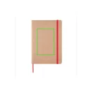 Agenda A5 cu hartie si coperta din materiale reciclate, Everestus, 20IAN1747, Rosu, Hartie