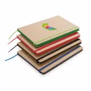 Agenda A5 cu hartie si coperta din materiale reciclate, Everestus, 20IAN1748, Verde, Hartie