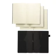   Agenda cu elastic, Everestus, 2610E18671, A5, Dictando, 15.2x22.5x1.8 cm, Poliuretan, Hartie, Negru