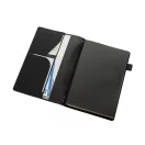 Agenda cu elastic, Everestus, 2610E18671, A5, Dictando, 15.2x22.5x1.8 cm, Poliuretan, Hartie, Negru