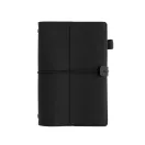 Agenda cu elastic, Everestus, 2610E18671, A5, Dictando, 15.2x22.5x1.8 cm, Poliuretan, Hartie, Negru