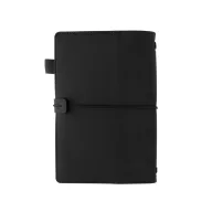   Agenda cu elastic, Everestus, 2610E18671, A5, Dictando, 15.2x22.5x1.8 cm, Poliuretan, Hartie, Negru