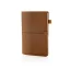 Agenda cu elastic, Everestus, 2610E18672, A5, Dictando, 15.2x22.5x1.8 cm, Poliuretan, Hartie, Maro
