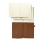 Agenda cu elastic, Everestus, 2610E18672, A5, Dictando, 15.2x22.5x1.8 cm, Poliuretan, Hartie, Maro
