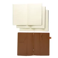   Agenda cu elastic, Everestus, 2610E18672, A5, Dictando, 15.2x22.5x1.8 cm, Poliuretan, Hartie, Maro